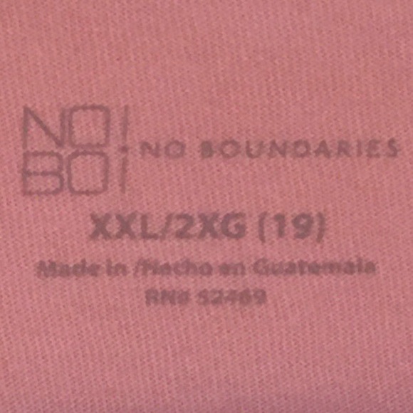 Soft Pink Long Sleeve Top—SIZE XXL - Picture 3 of 4